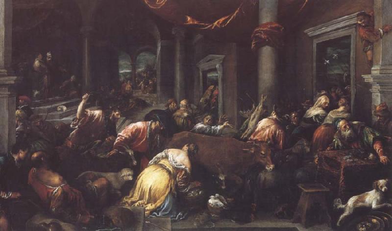 Jacopo Bassano Christ Driving the Traders from the Temple oil painting image